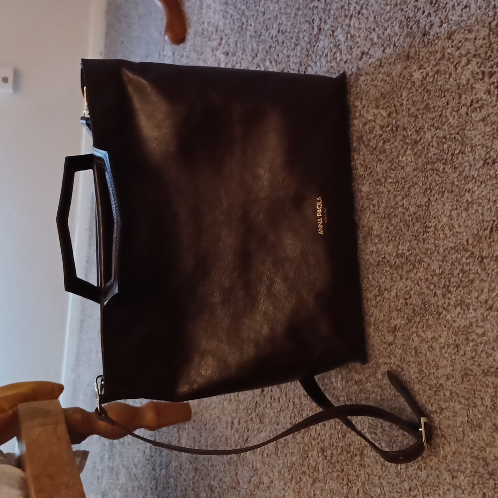 NWOT Anna Paola Leather Satchel